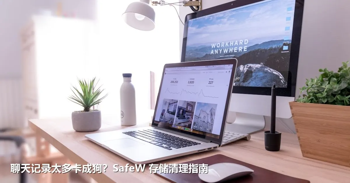 聊天记录太多卡成狗？SafeW 存储清理指南