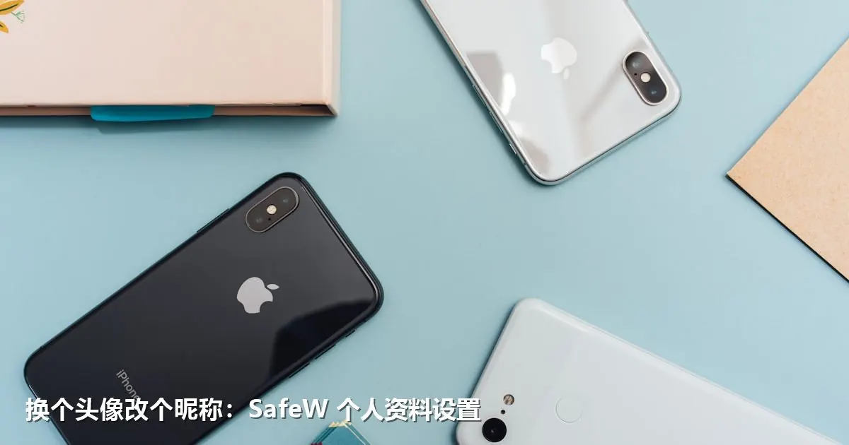 换个头像改个昵称:SafeW 个人资料设置