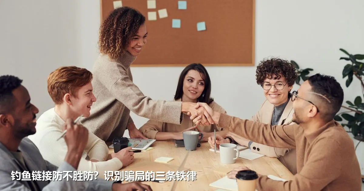 钓鱼链接防不胜防？识别骗局的三条铁律