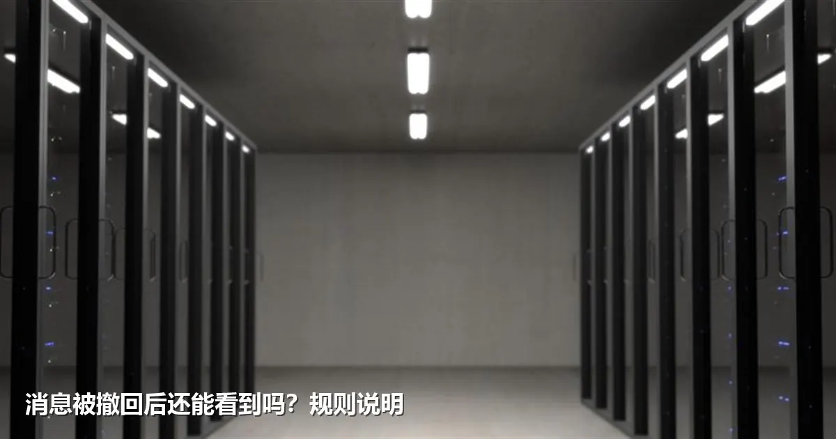 消息被撤回后还能看到吗？规则说明
